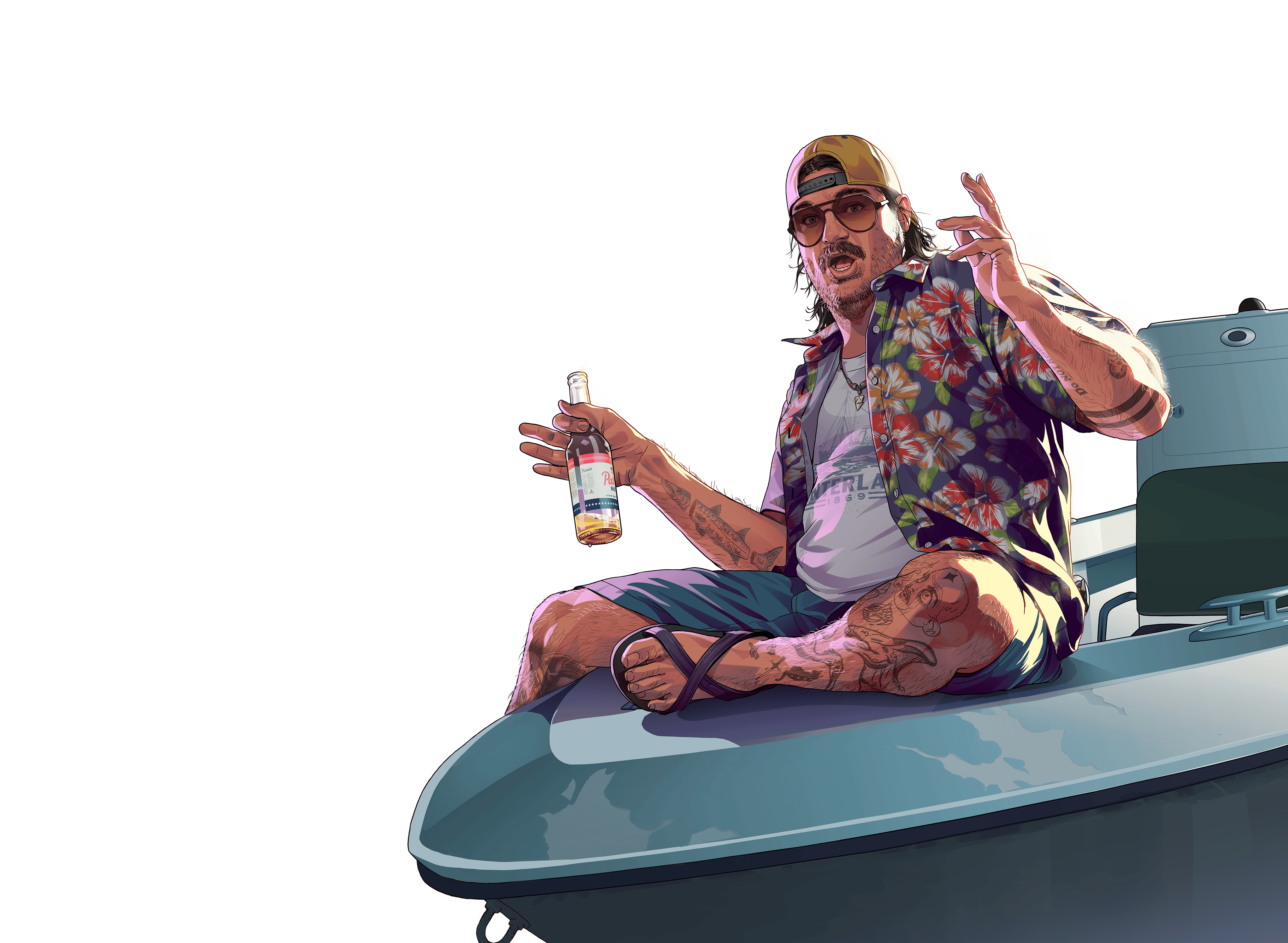 Cal Hampton — official Rockstar Games artwork