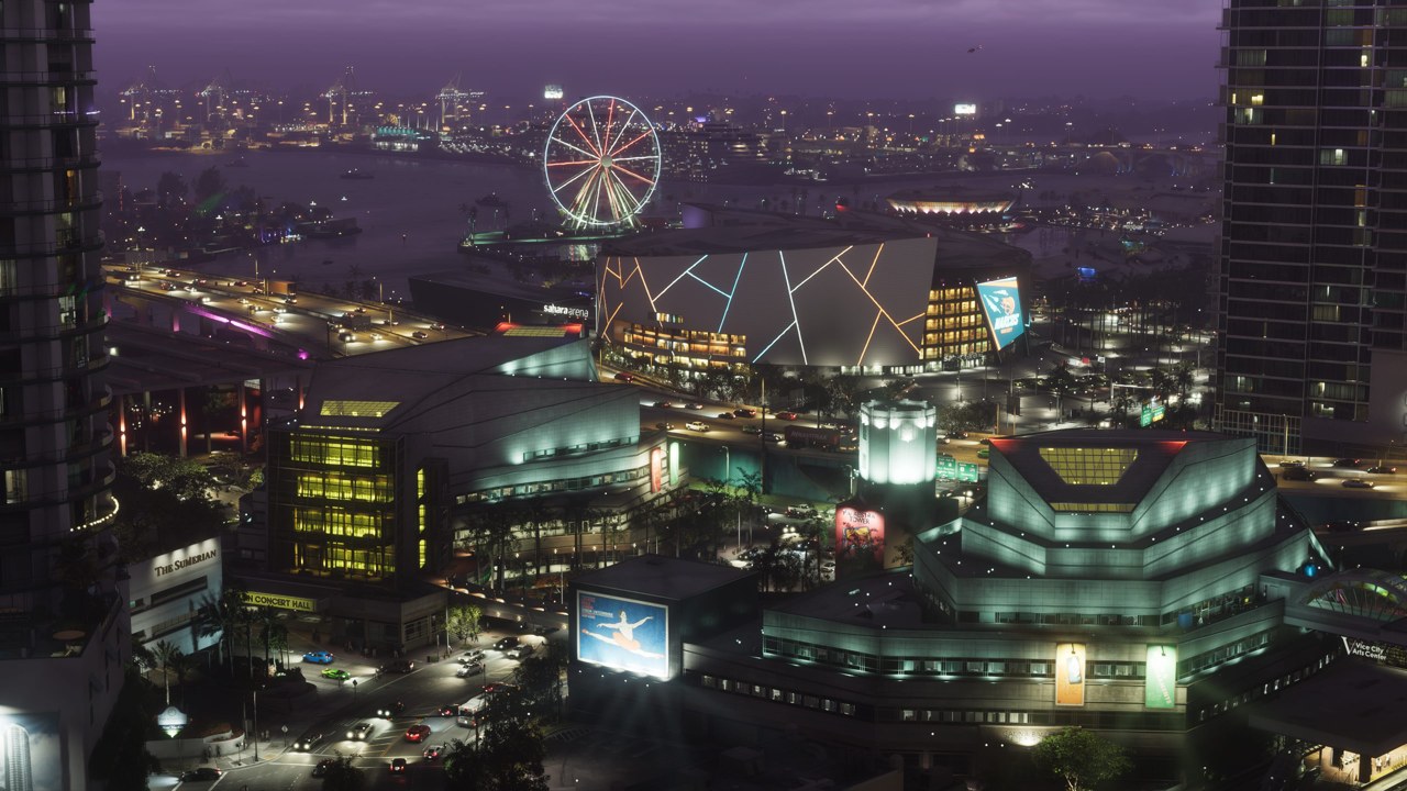 Official Rockstar GTA VI screenshot of Vice City